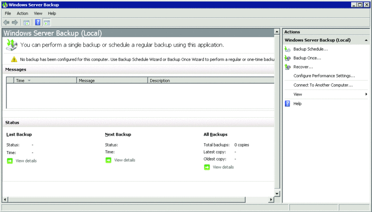 Архивирование Системы В Windows Server 2008