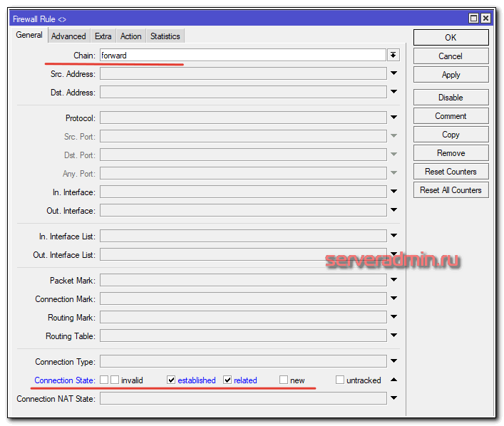 Включение fasttrack connection